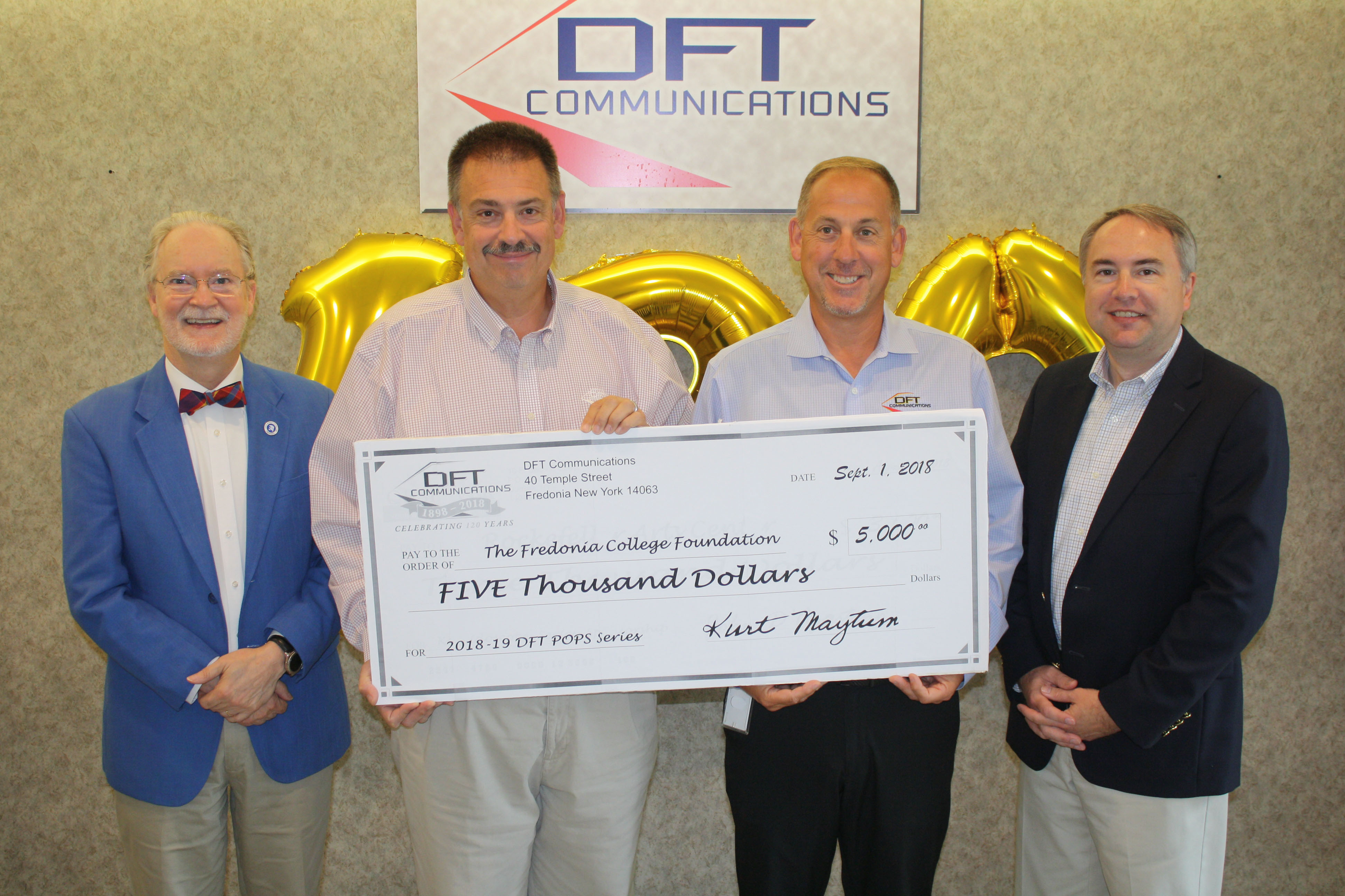 DFT Communications marks 12th season as Rockefeller pops series sponsor